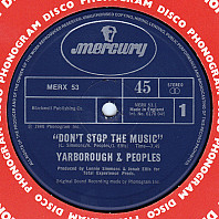 Yarbrough & Peoples - Don't Stop The Music / You're My Song