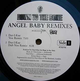 Down To The Bone - Angel Baby Remixes
