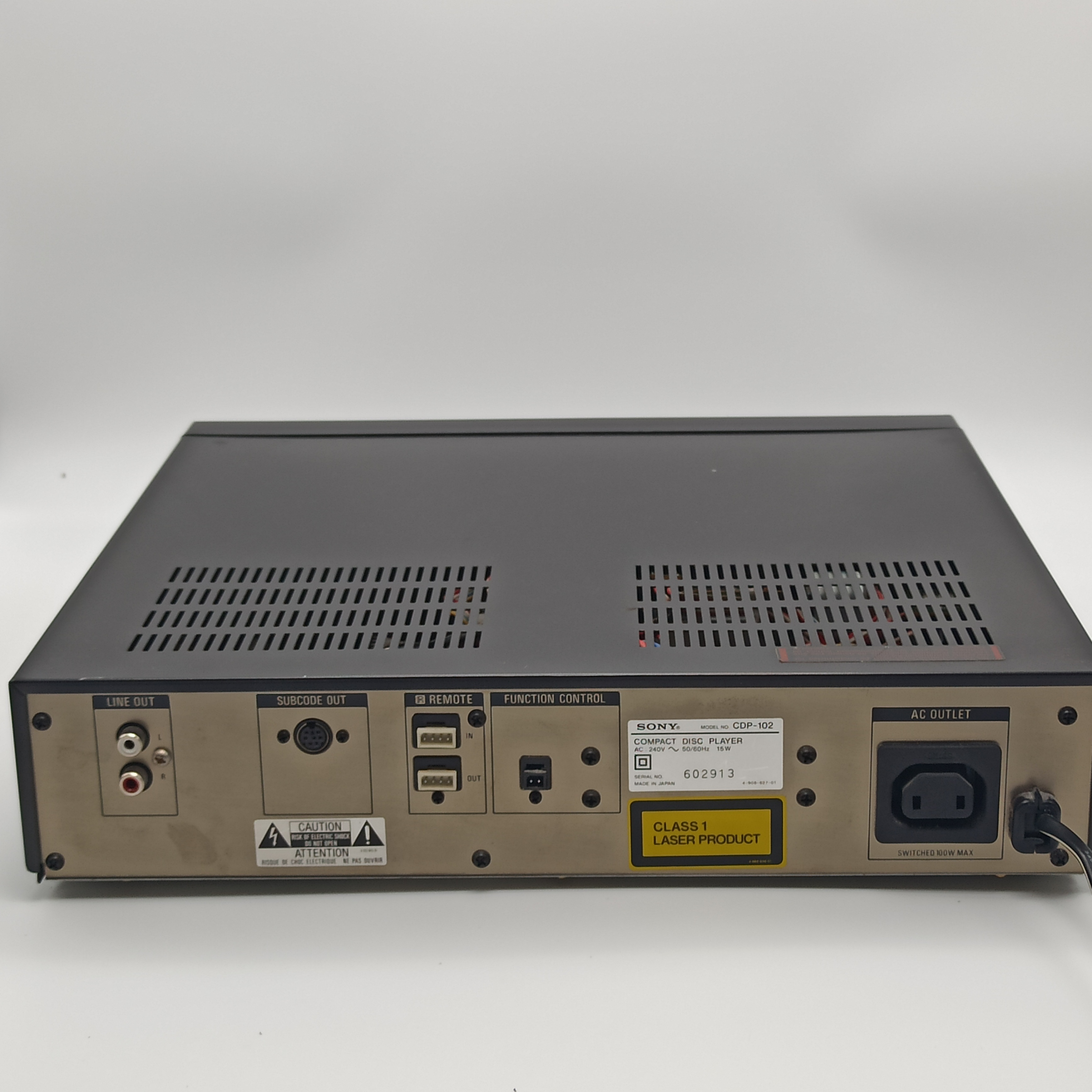 Sony - CDP-102 -bazaar audio Sony - CDP-102 -bazaar audio