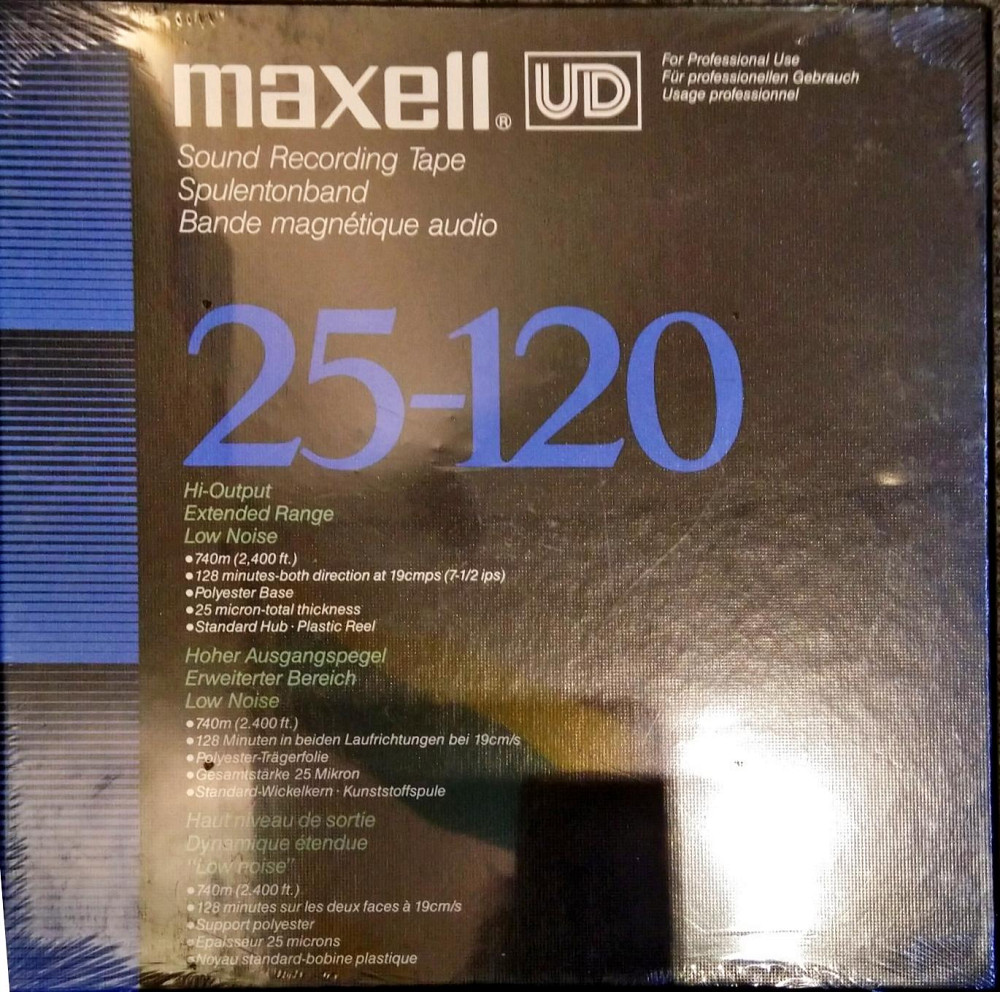 Maxell - UD 25-120 -Cassette Tapes Reel to Reel Tapes Vinyl