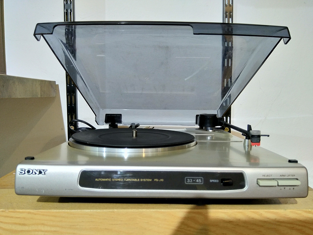 Sony PS J10 Tourne-disque Automatique Stéréo Système Vintage avec