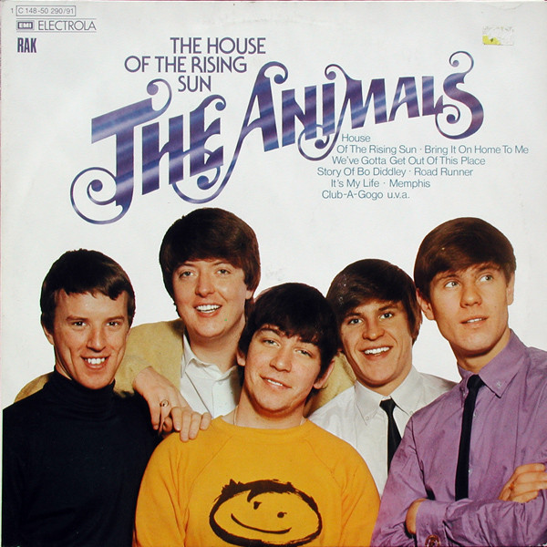 The Animals - The House Of The Rising Sun - vinyl records online Praha