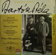 Bartók Béla - Violin Concerto (1937-38)