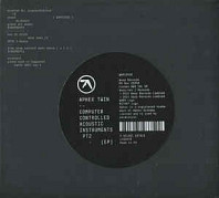 Aphex Twin - Computer Controlled Acoustic Instruments Pt2 (EP)