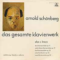 Arnold Schönberg - Das Gesamte Klavierwerk