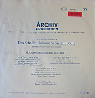 Johann Sebastian Bach - Brandenburgische Konzerte Nr. 1, Nr. 4, Nr. 6