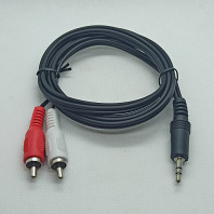 Kabel - RCA Cinch - Jack 3,5  M-M 1,5m