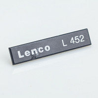 Tesla - NC 452 / Lenco L 452 štítek