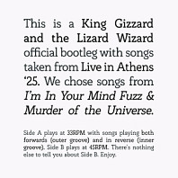 King Gizzard & The Lizard Wizard - Songs From I'm In Your Mind Fuzz & Murder of the Universe Live In Athens '25