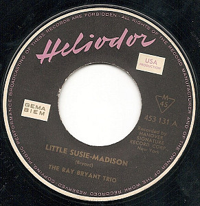 Ray Bryant Trio - Little Susie-Madison 