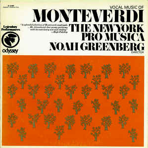Claudio Monteverdi - Vocal Music Of Monteverdi