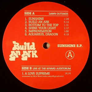 Build An Ark - Sunshine E.P.