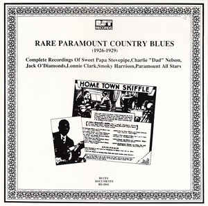 Various Artists - Rare Paramount Country Blues (1926-1929)