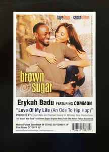 Erykah Badu - Love Of My Life (An Ode To Hip Hop)