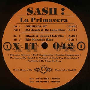 Sash! - La Primavera