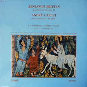 Various Artists - A Ceremony Of Carols Op. 28 / Messe A Trois Voix