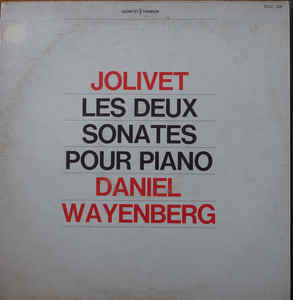 André Jolivet - Les Deux Sonates Pour Piano