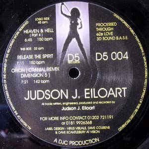 Judson J. Eiloart - Heaven & Hell / Release The Spirit / Orion
