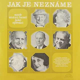 Various Artists - Jak je neznáme aneb známí herci jako zpěváci