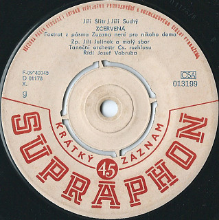 Jiří Jelínek / Karel Gott - Zčervená / Oči Sněhem Zaváté