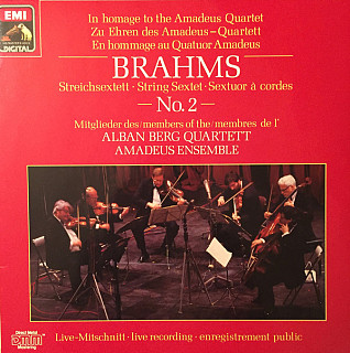 Johannes Brahms - Streichsextett No. 2 = String Sextet No. 2 = Sextuor À Cordes No. 2