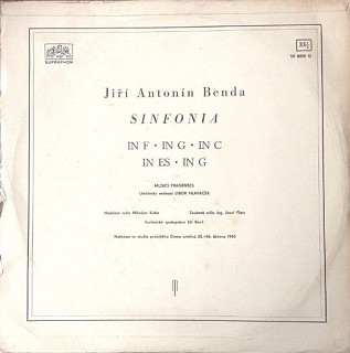 Jiri Antonín Benda - Sinfonia