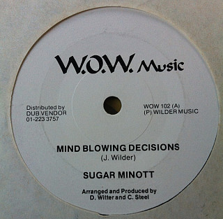 Sugar Minott - Mind Blowing Decisions