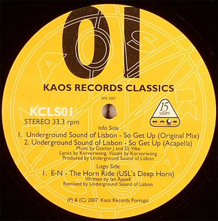 Underground Sound Of Lisbon - Kaos Records Classics 01