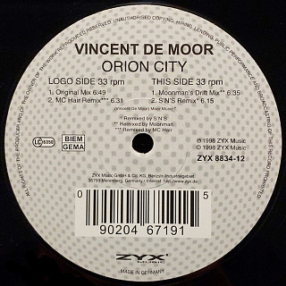 Vincent De Moor - Orion City
