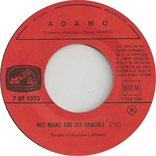Adamo - Mes Mains Sur Tes Hanches