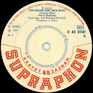 Marie Rottrová - The House That Jack Built / Long And Lonely Night