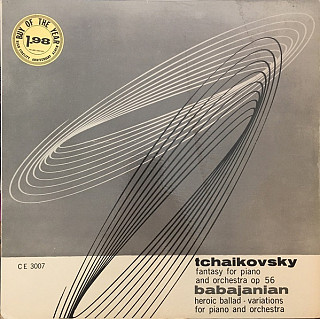 Petr Iljič Čajkovskij - Fantasy For Piano And Orchestra Op 56 / Heroic Ballad - Variations For Piano And Orchestra