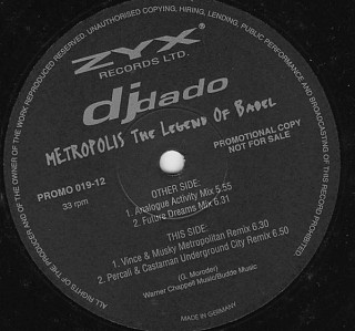 DJ Dado - Metropolis (The Legend Of Babel) (Remixes)