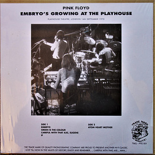 Pink Floyd - Embryo's Growing At The Playhouse