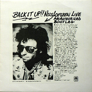 Nils Lofgren - Back It Up!! Nils Lofgren Live An Authorized Bootleg