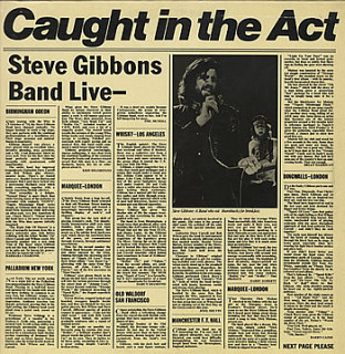Steve Gibbons Band - Caught In The Act