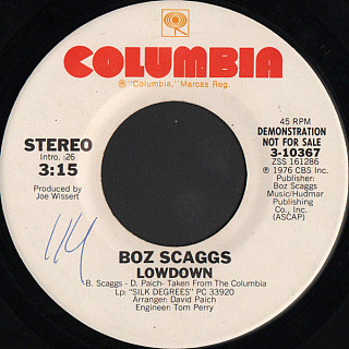 Boz Scaggs - Lowdown