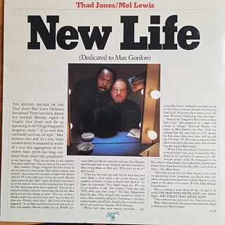 Thad Jones & Mel Lewis - New Life (Dedicated To Max Gordon)