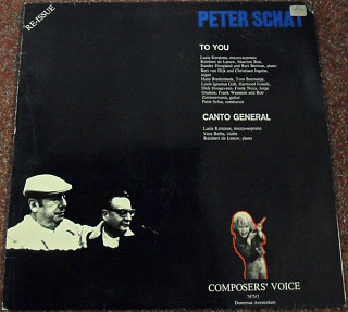 Peter Schat - To You / Canto General