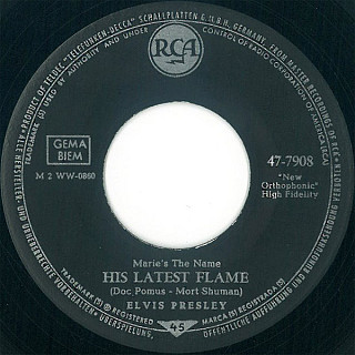 Elvis Presley - Little Sister / His Latest Flame