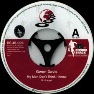 Gwen Davis - My Man Don't Think I Know / I Can't Be Your Part-Time Baby