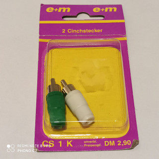Konektor - RCA Cinch E+M