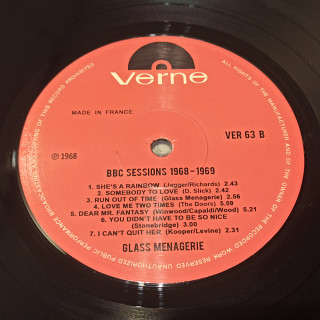 The Glass Menagerie - BBC Sessions 1968-1969
