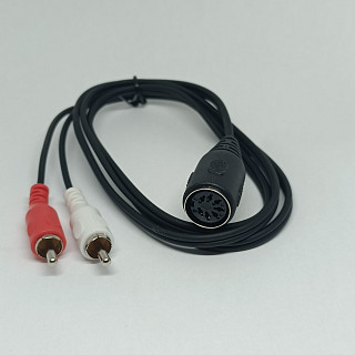 Kabel - DIN 7 pin - RCA Cinch M - F