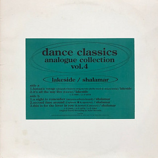 Lakeside / Shalamar - Dance Classics Analogue Collection Vol. 4