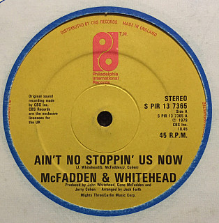 McFadden & Whitehead - Ain't No Stoppin' Us Now