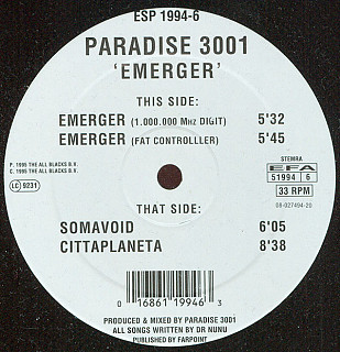 Paradise 3001 - Emerger