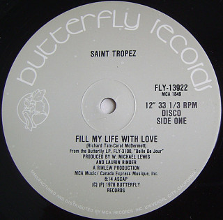 Saint Tropez - Fill My Life With Love / When You Are Gone